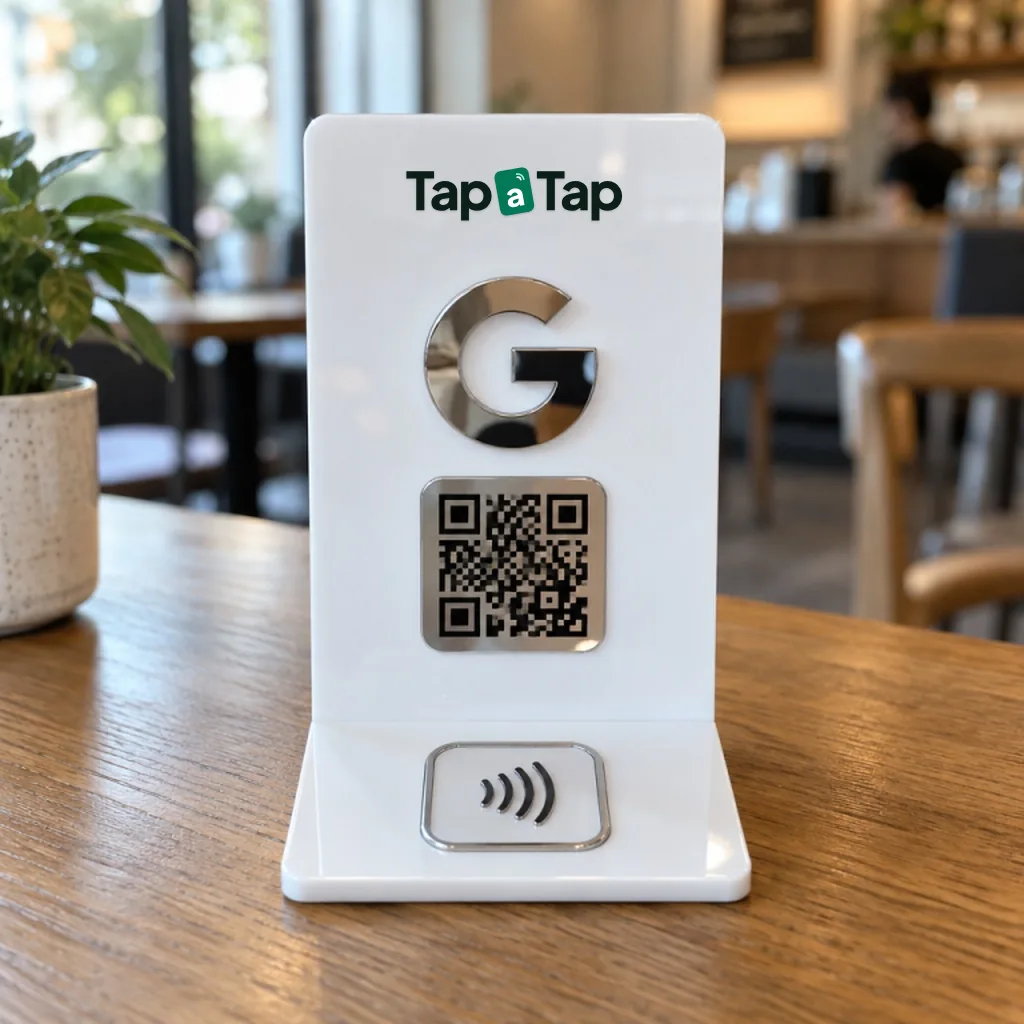 Multi-platform stand (1 QR + 1 NFC)